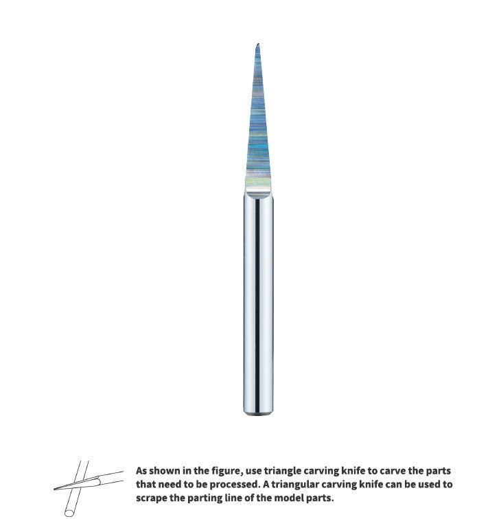 DSPIAE Tungsten Steel Triangle Carving Knife | 6970845560639