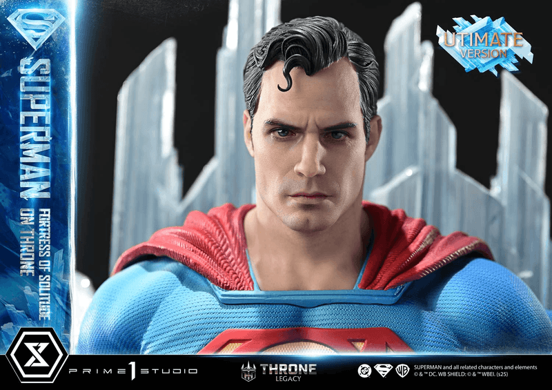 Prime 1 Studio Throne Legacy Superman (Comics) Superman Fortress of Solitude on Throne (Design by Gabriele Dell'Otto) Ultimate Bonus Version | 4582647122162
