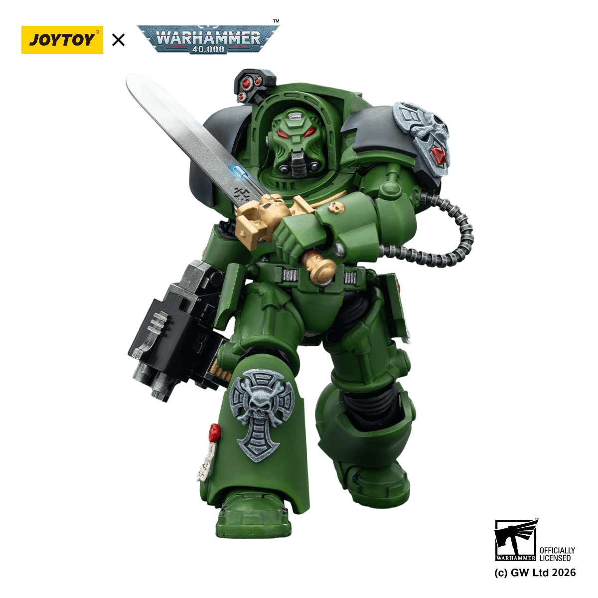 Salamanders Terminator 1 with Power Sword and Storm Bolter | 6927054403219