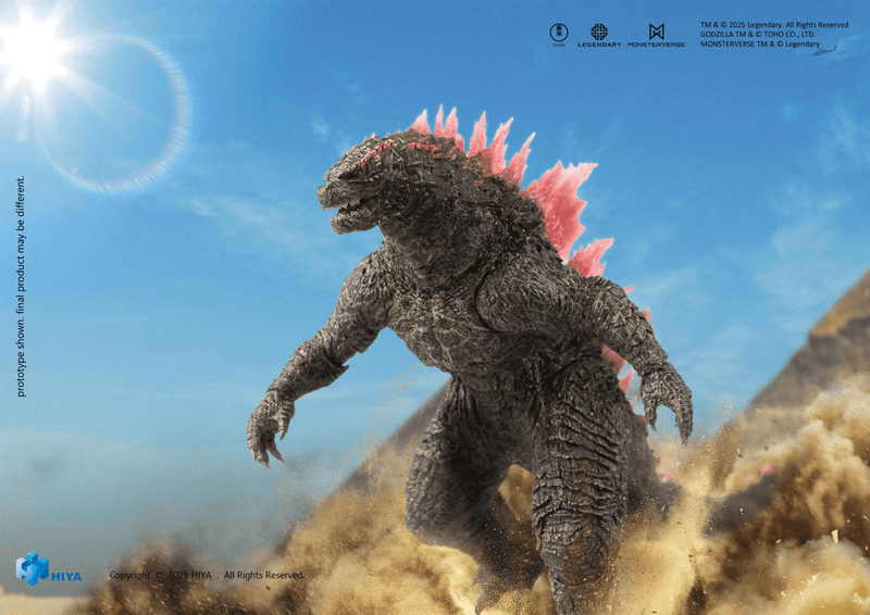 HIYA TOYS HIYA Exquisite Basic Series None Scale 6 Inch Godzilla x Kong The New Empire Godzilla Heat Ray Godzilla Evolved Ver. Action Figure | 6957534205309