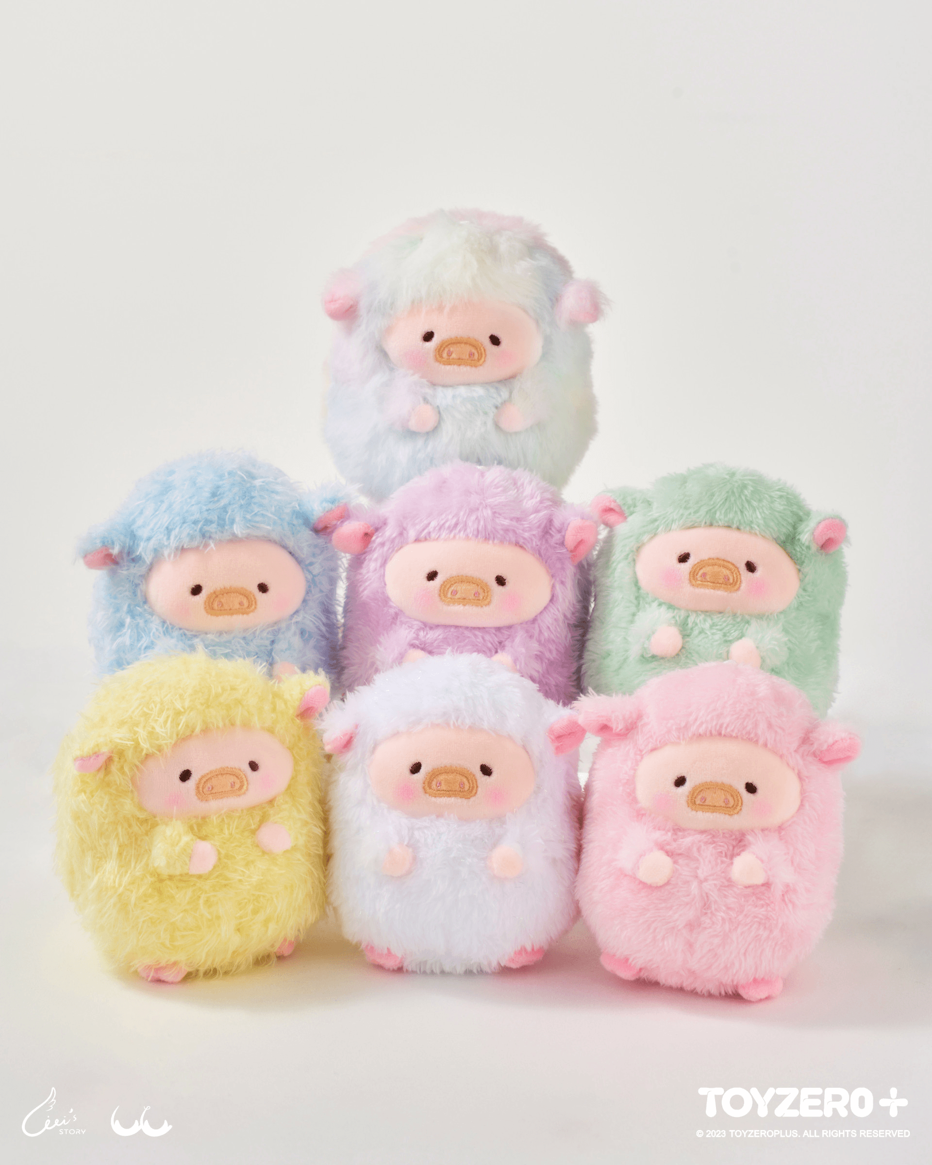 LuLu the Piggy - LuLu Rainbow Sheep Plush Blindbox (Box of 6)