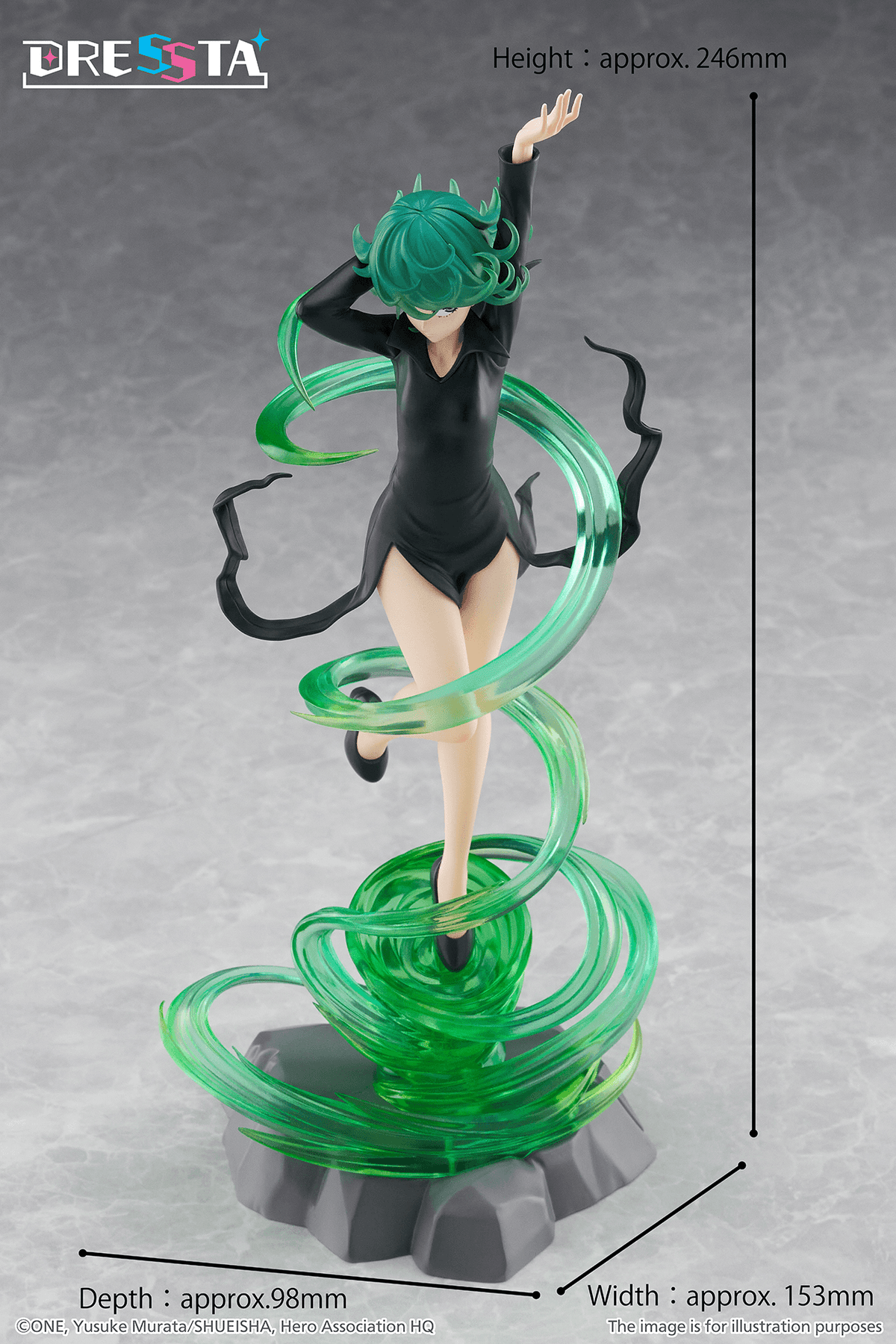 One-Punch Man DRESSTA Statue Figure - Terrible Tornado