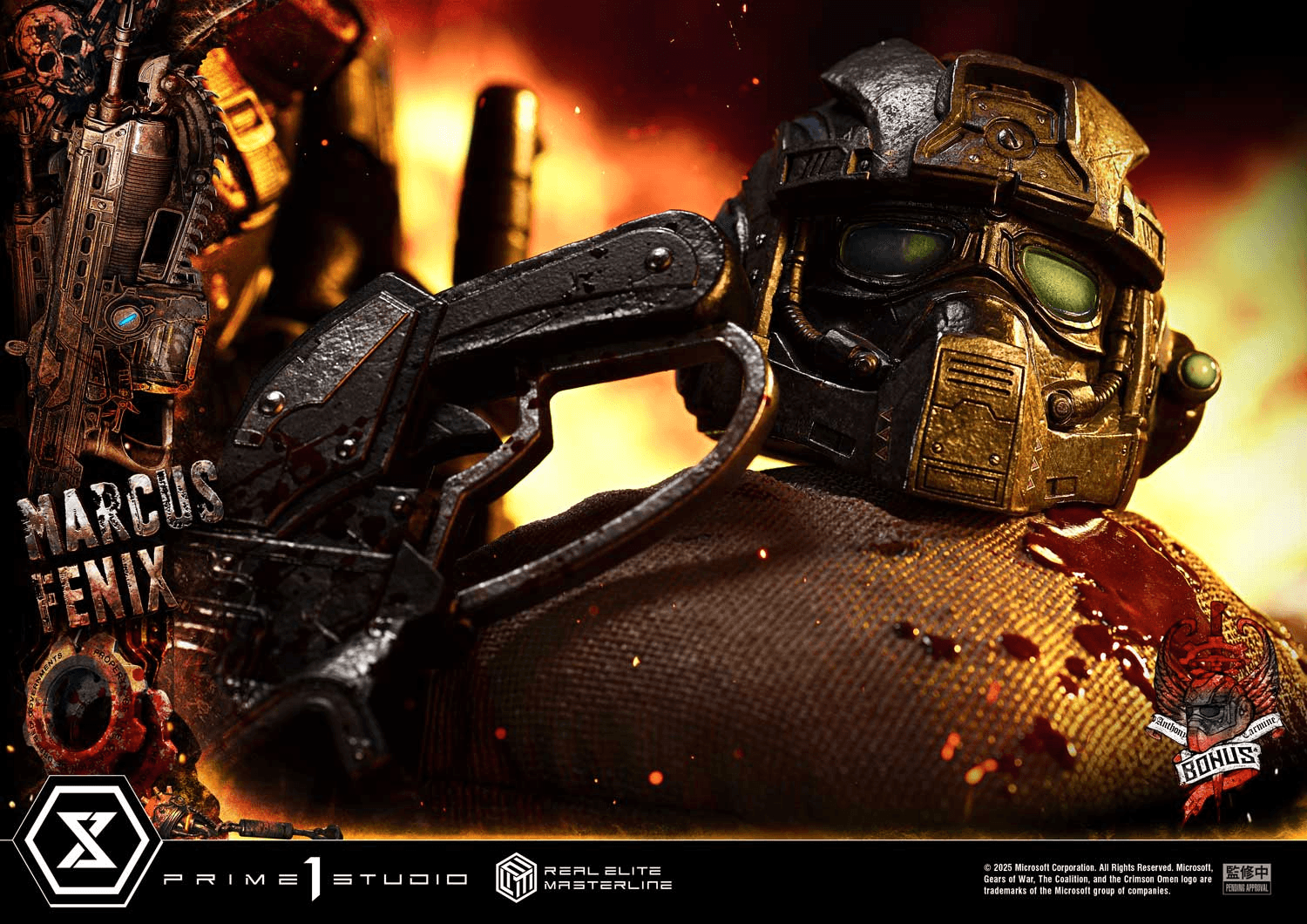 Real Elite Masterline Gears of War: Reloaded Marcus Fenix Ultimate Bonus Version | 4582647123497