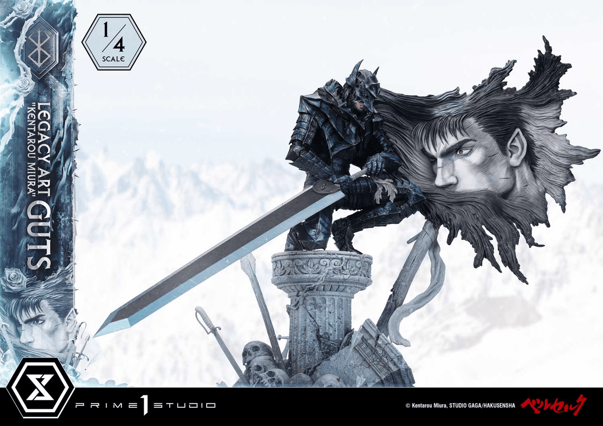 Legacy Art "Kentarou Miura" Berserk Guts 1/4 Scale