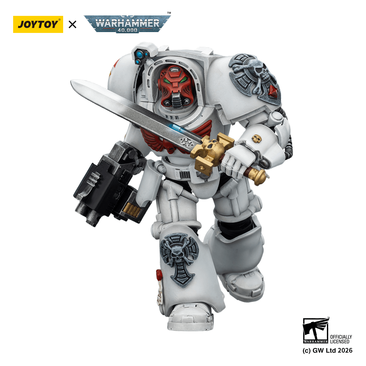 White Scars Terminator 1 with Power Sword and Storm Bolter | 6927054403189