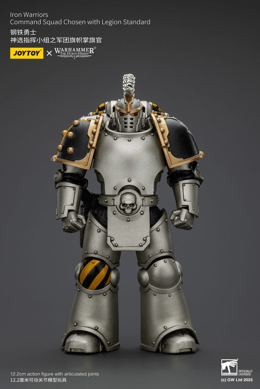 JOYTOY Iron Warriors Command Squad Chosen with Legion Standard
