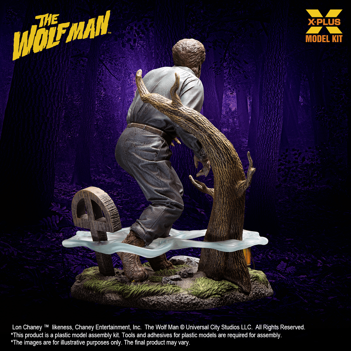 1/8 Scale Lon Chaney Jr. as Wolf Man Plastic Model Kit(4532149027090)