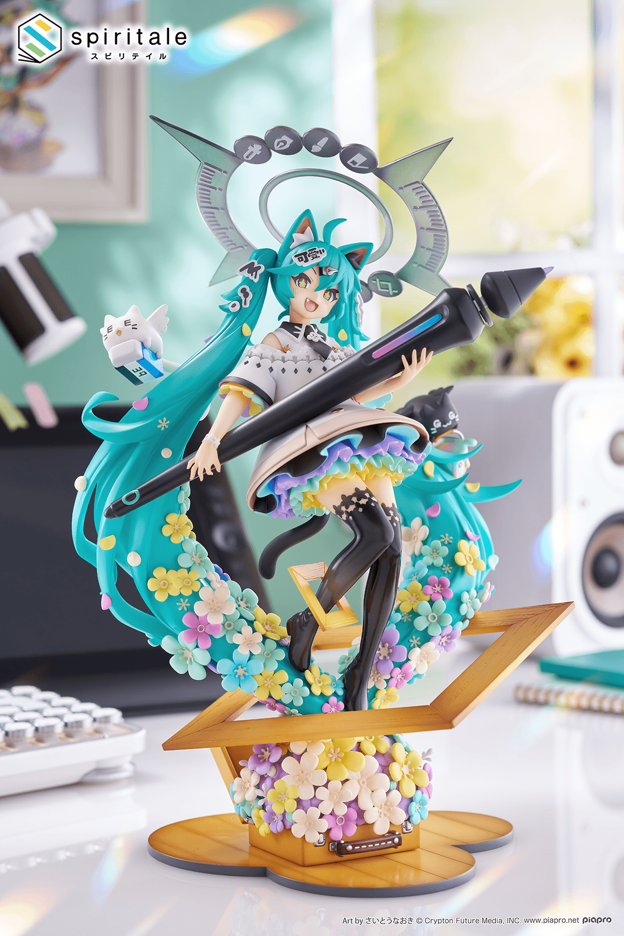Hatsune Miku × Naoki Saito “My Figure Making!” ~The Painter ver.~ 1/7 Scale Figure | 840342405404