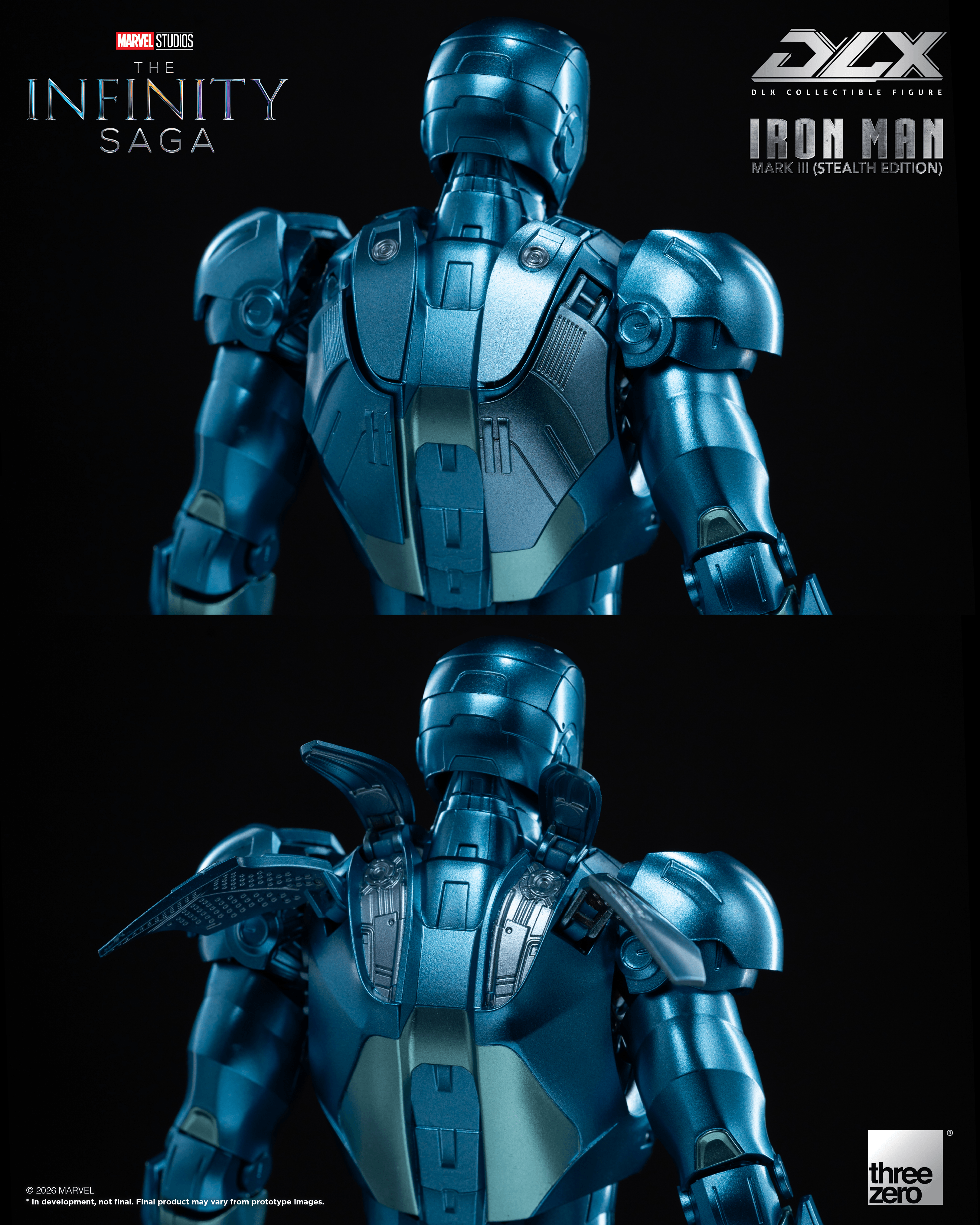 Marvel Studios: The Infinity Saga - DLX Iron Man Mark 3 (Stealth Edition) | 4895250821842
