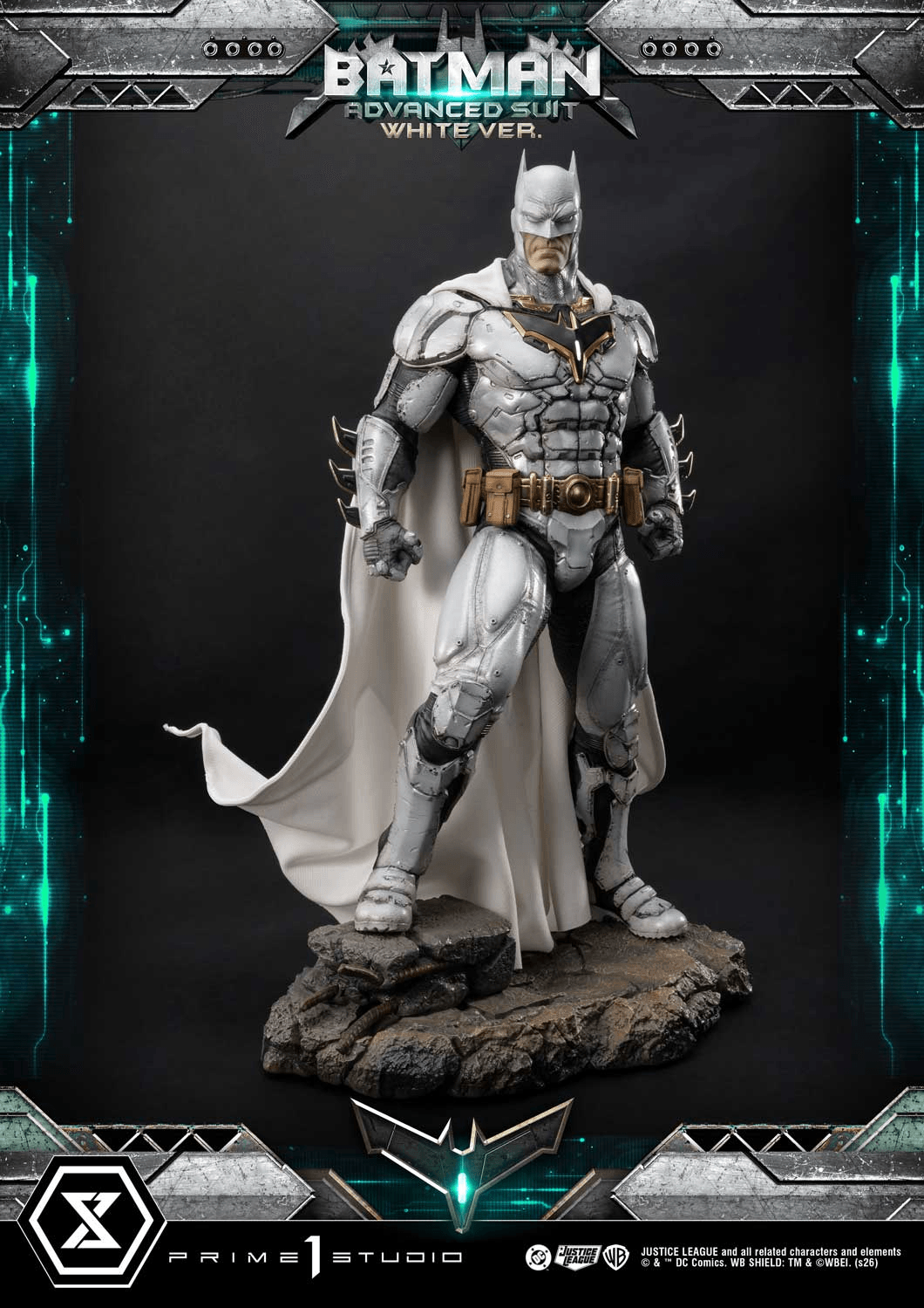 Ultimate Museum Masterline Justice League (Comics) Batman Advanced Suit White Ver. (Design By Josh Nizzi)