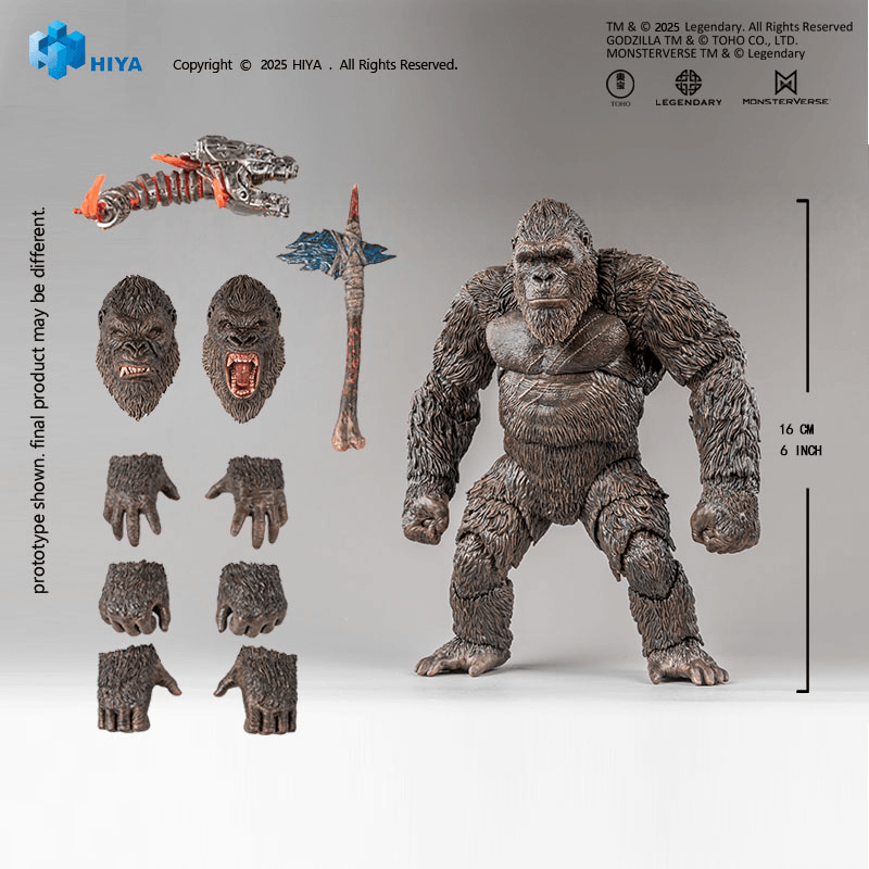 None Scale 6 Inch Godzilla King of the Monsters Kong 2.0 Action Figure | 6957534205064