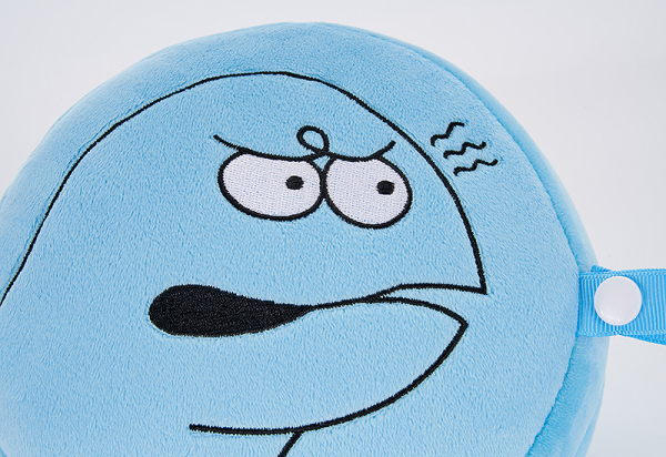 Gal & Dino 2-in-1 Miniature Pillow + Eye Mask | 4580590180390