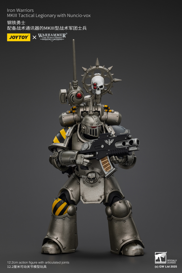JOYTOY lron Warriors MKlIl Tactical Legionary with Nuncio-vox | 6927054401468