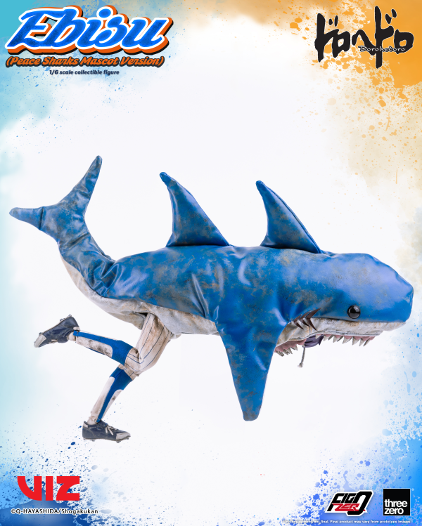 threezero Dorohedoro - FigZero Ebisu (Peace Sharks Mascot Version) | 4895250815391