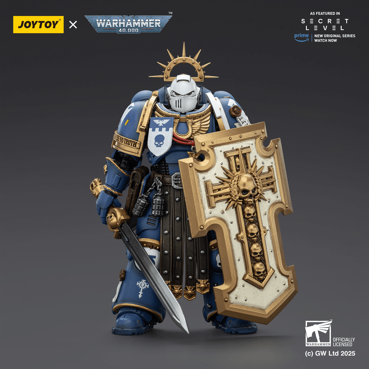 Ultramarines Torvald with Power Sword, Stormshield and Bolt Pistol | 6927054402809