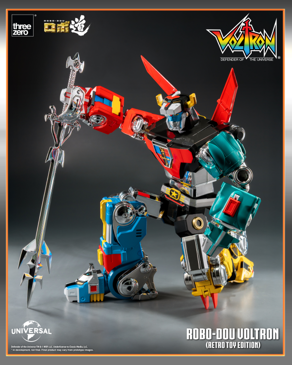 threezero Voltron: Defender of the Universe ROBO-DOU Voltron (Retro Toy Edition) | 4895250816800