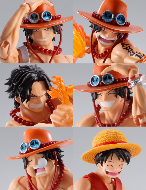 BANDAI Tamashii PORTGAS・D・ACE -FIRE FIST- "ONE PIECE", TAMASHII NATIONS S.H.Figuarts | 4573102668103