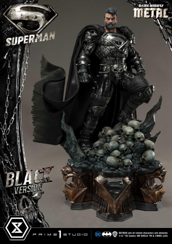 Prime 1 Studio Museum Masterline Dark Nights: Metal (Comics) Superman Black Version | 4580708043500