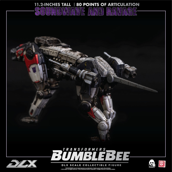 Three Zero Transformers: Bumblebee - DLX Soundwave and Ravage | 4897056202627