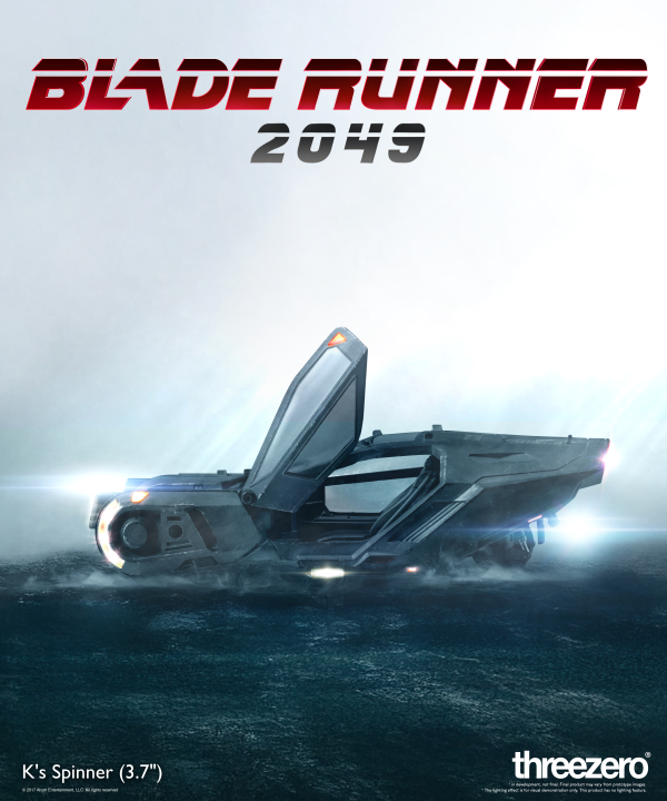 threezero Blade Runner 2049 - K's Spinner (3.7") | 4895250816022