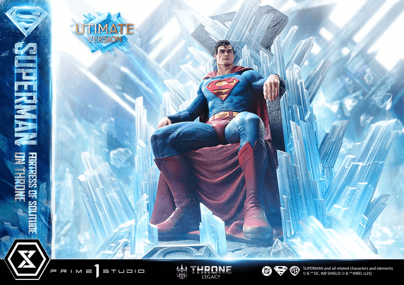 Prime 1 Studio Throne Legacy Superman (Comics) Superman Fortress of Solitude on Throne (Design by Gabriele Dell'Otto) Ultimate Bonus Version | 4582647122162