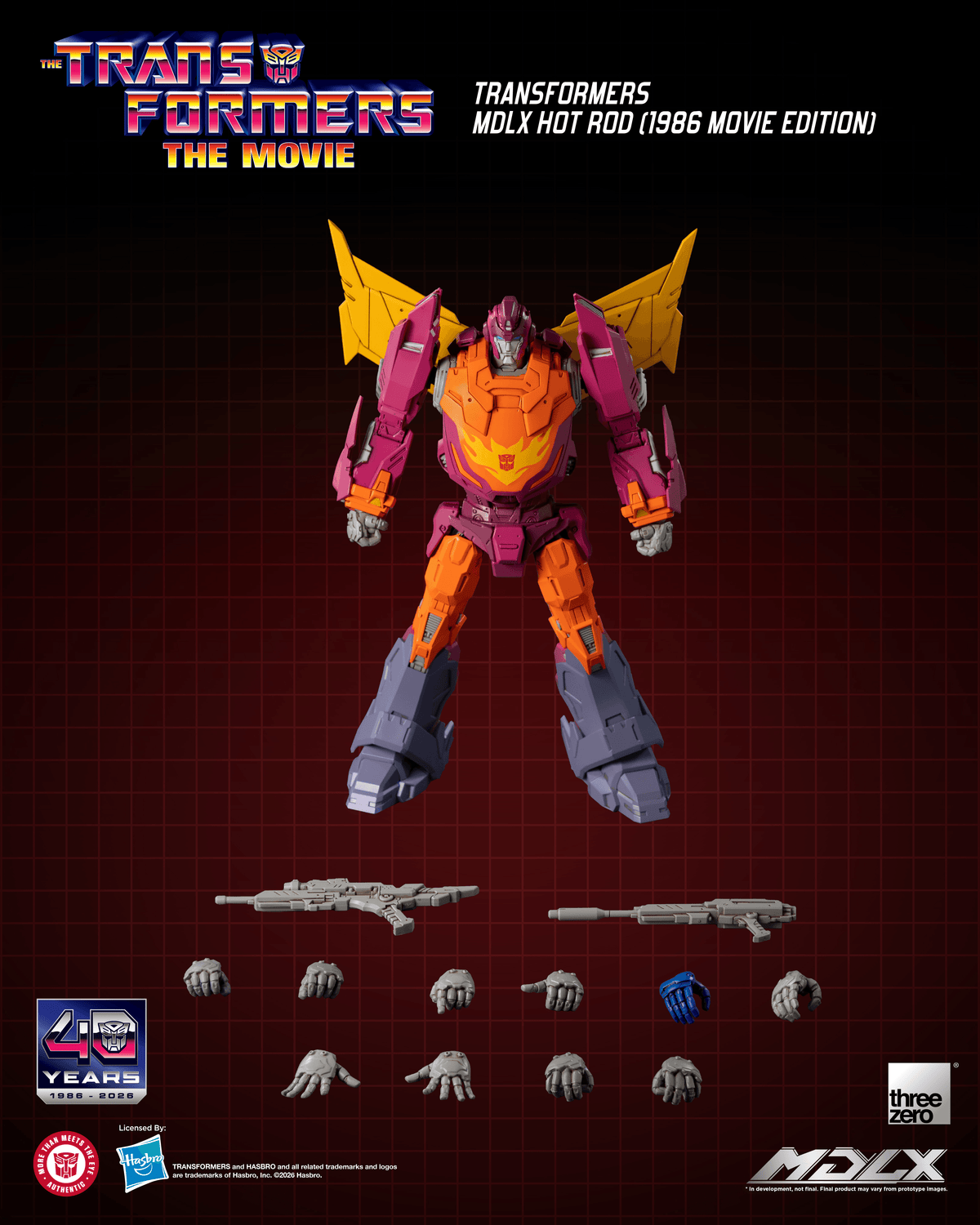 Transformers MDLX Hot Rod (1986 Movie Edition)