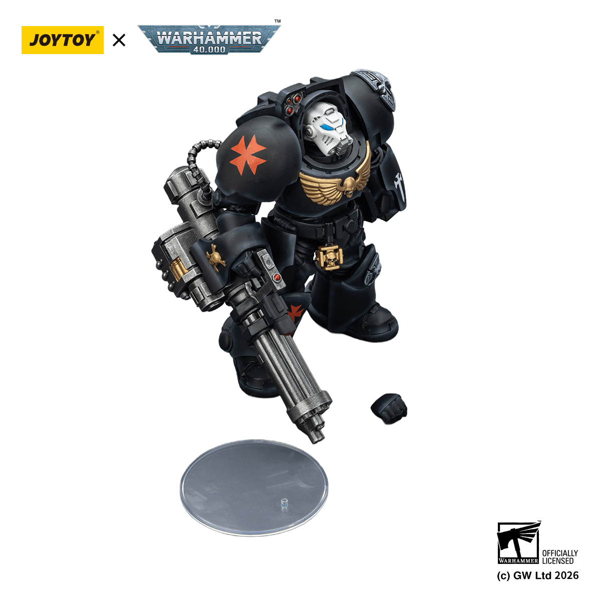 Black Templars Terminator 3 with Power Fist and Assault Cannon | 6927054403110