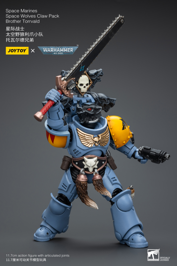 Joy Toy Space Marines Space Wolves Claw Pack Brother Torrvald | 6973130372733