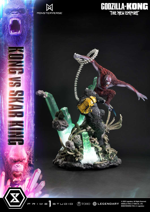 Prime 1 Studio Ultimate Diorama Masterline Godzilla x Kong: The New Empire (Film) Kong vs Skar King Bonus Version | 4582647121707