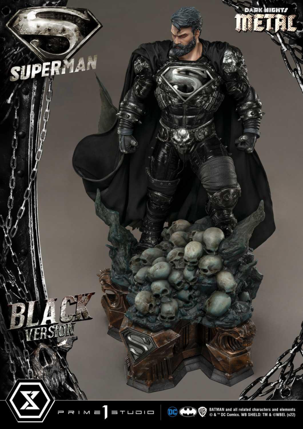 Prime 1 Studio Museum Masterline Dark Nights: Metal (Comics) Superman Black Version | 4580708043500