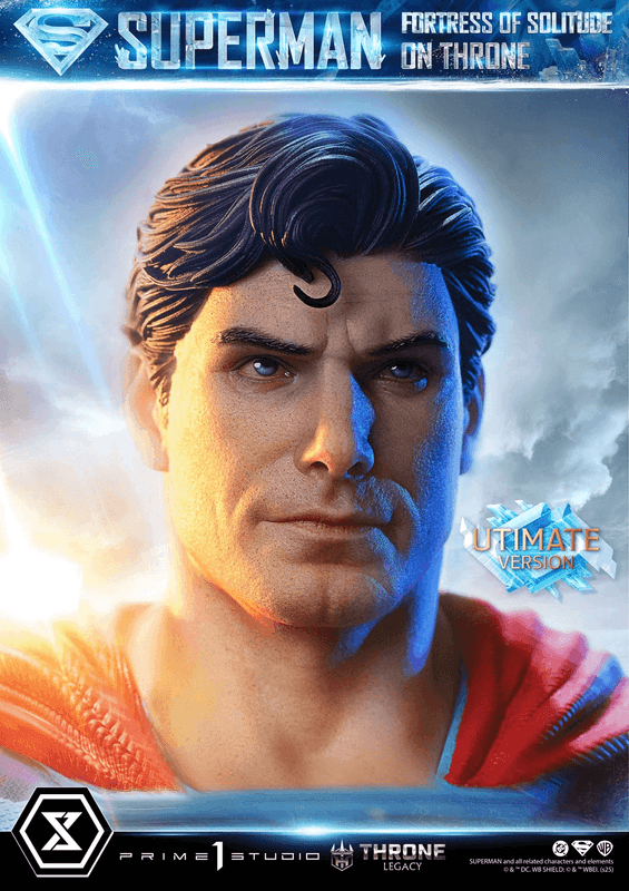Prime 1 Studio Throne Legacy Superman (Comics) Superman Fortress of Solitude on Throne (Design by Gabriele Dell'Otto) Ultimate Bonus Version | 4582647122162