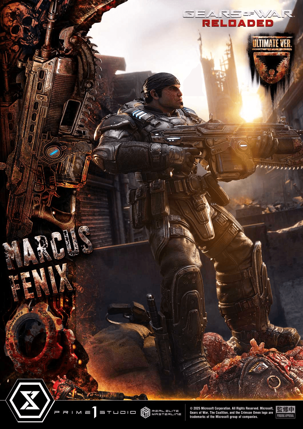 Real Elite Masterline Gears of War: Reloaded Marcus Fenix Ultimate Version | 4582647123480