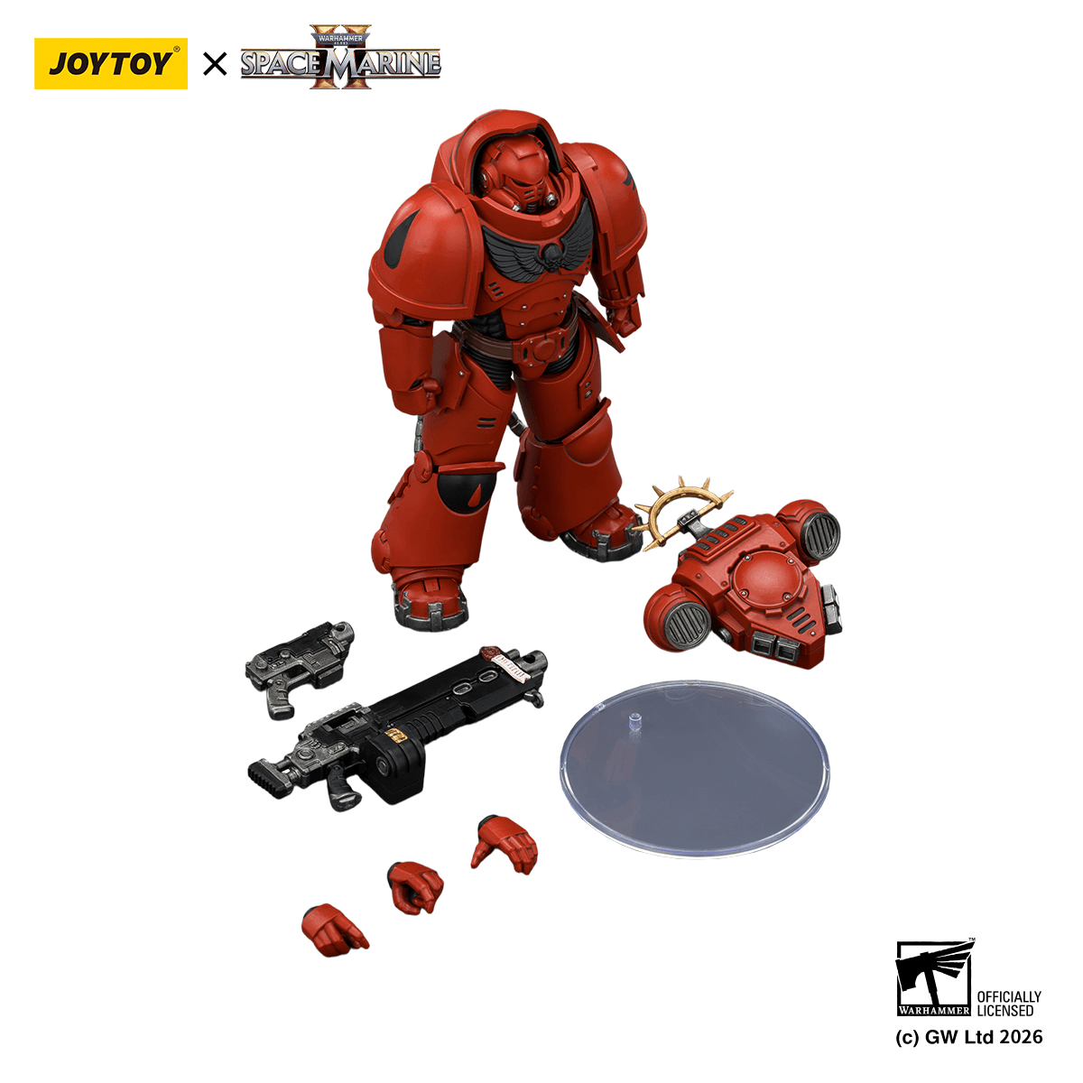 Game Edition Blood Angels Heavy Intercessor with Heavy Bolt Rifle and Bolt Pistol | 6927054403660