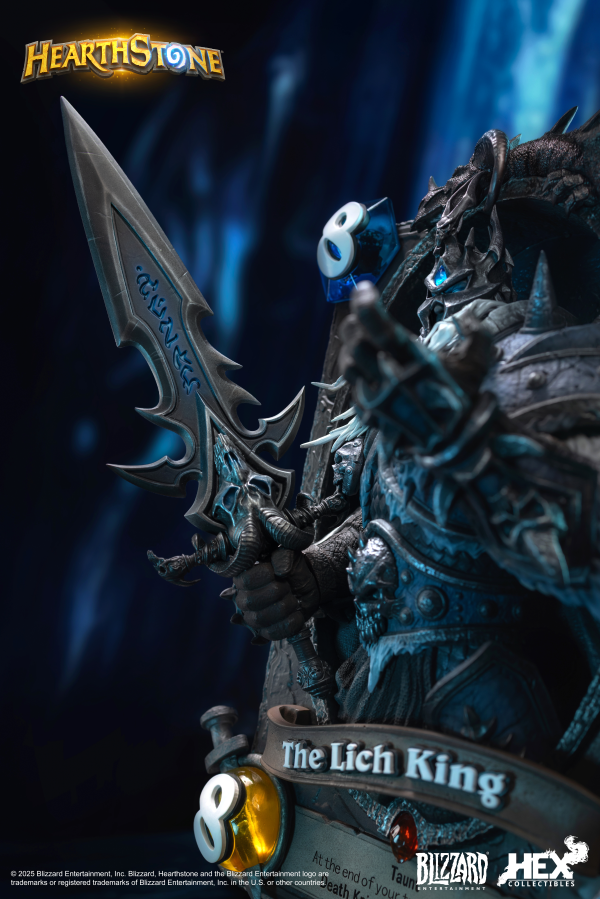 HEX Collectibles Blizzard Hearthstone® The Lich King Art Statue | 6978082552349