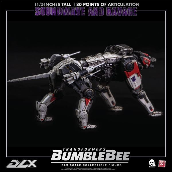 Three Zero Transformers: Bumblebee - DLX Soundwave and Ravage | 4897056202627