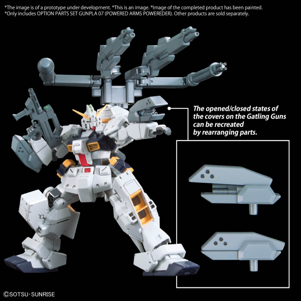 OPTION PARTS SET GUNPLA 07 (POWERED ARMS POWEREDER) | 4573102671462