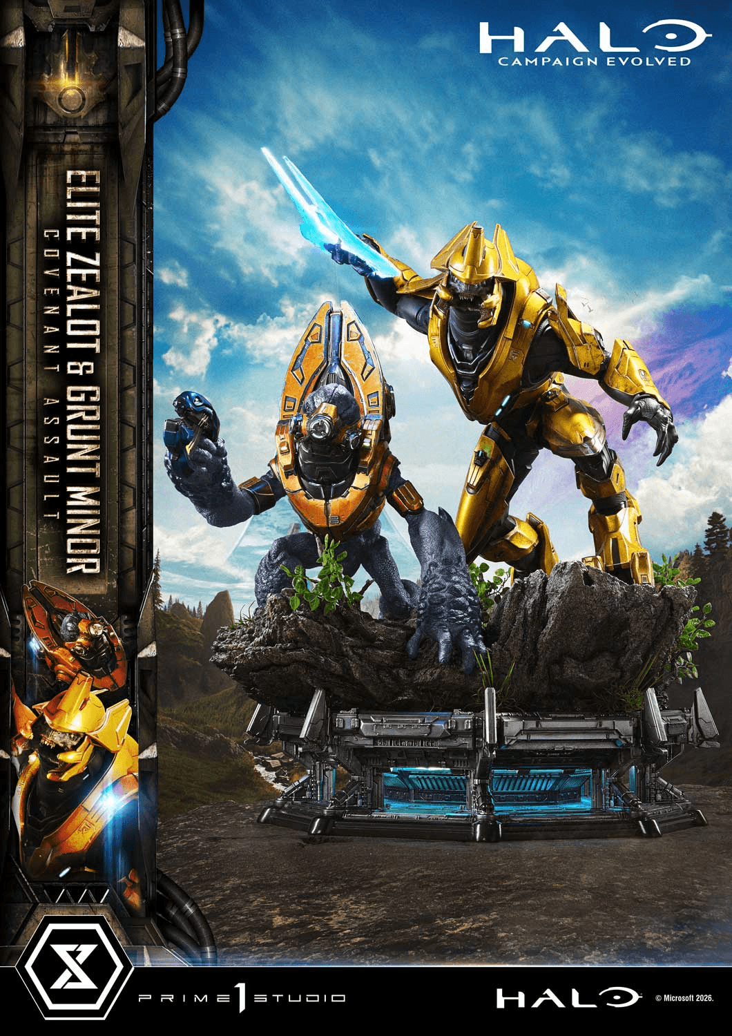Ultimate Premium Masterline Halo: Campaign Evolved Elite Zealot & Grunt Minor: Covenant Assault Bonus Version