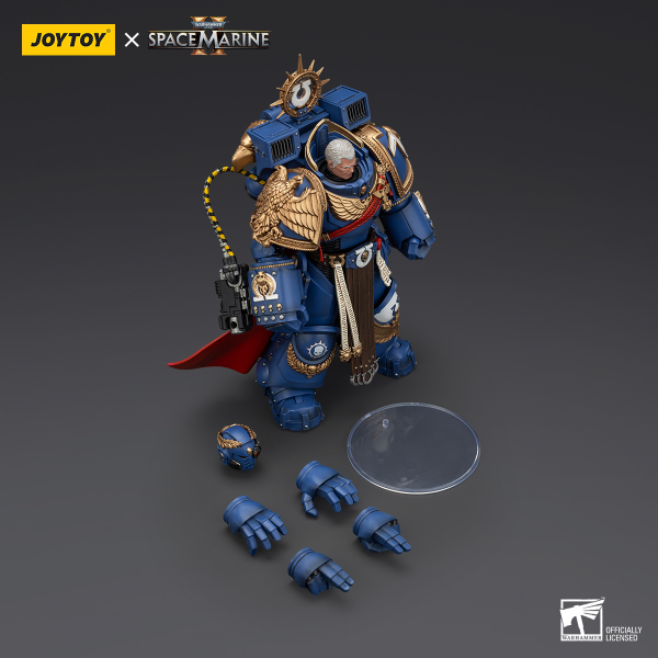 JOYTOY Ultramarines Marneus Calgar, Chapter Master with MKX Gravis Armour and Gauntlets of Ultramar | 6927054401338