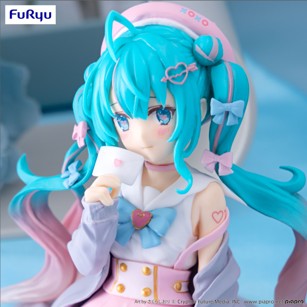 FURYU Corporation Hatsune Miku Noodle Stopper Figure -Love Sailor Grey Color ver.-