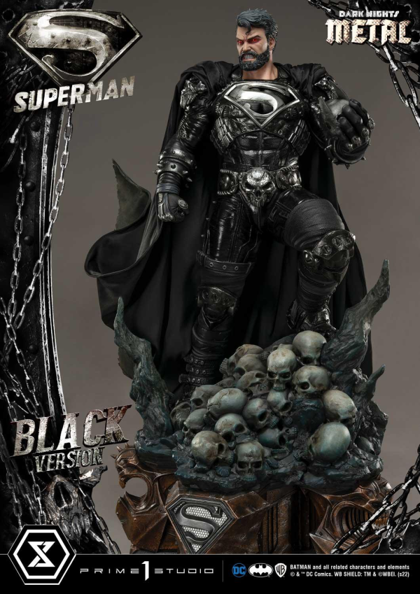 Prime 1 Studio Museum Masterline Dark Nights: Metal (Comics) Superman Black Version | 4580708043500