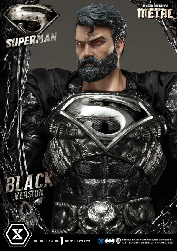 Prime 1 Studio Museum Masterline Dark Nights: Metal (Comics) Superman Black Version | 4580708043500