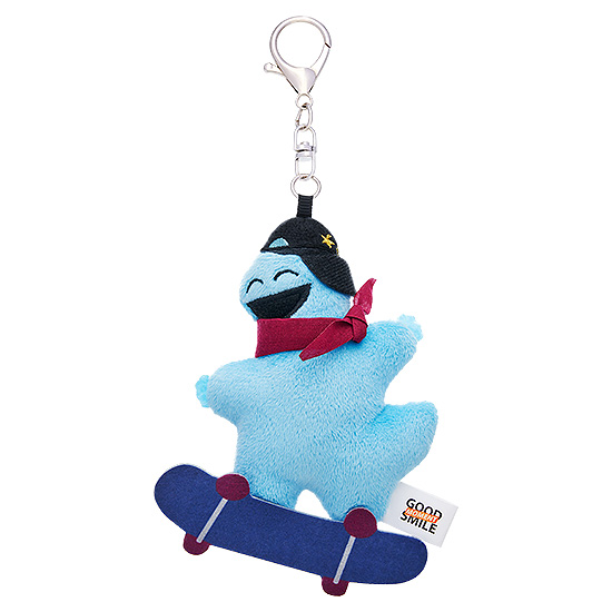 Gal & Dino Plushie Keychain Skateboard | 4580590180345