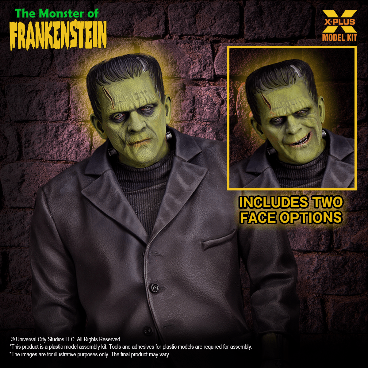 1/8 Scale The Monster of Frankenstein Plastic Model Kit | 4532149023580