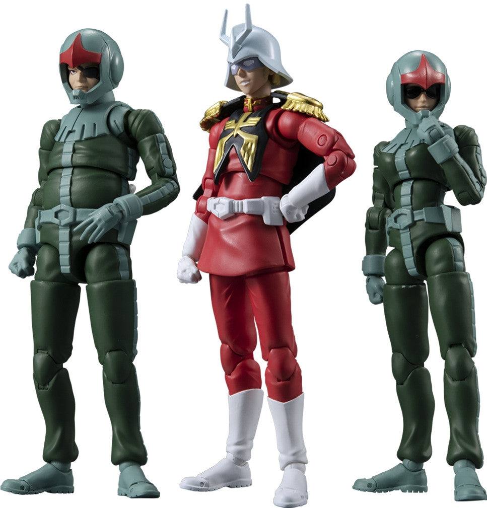 Megahouse G.M.G Principality of Zeon Army Solider 04-06 (Normal Suit Solider & Char Aznable) 'Gundam' | 4535123831768