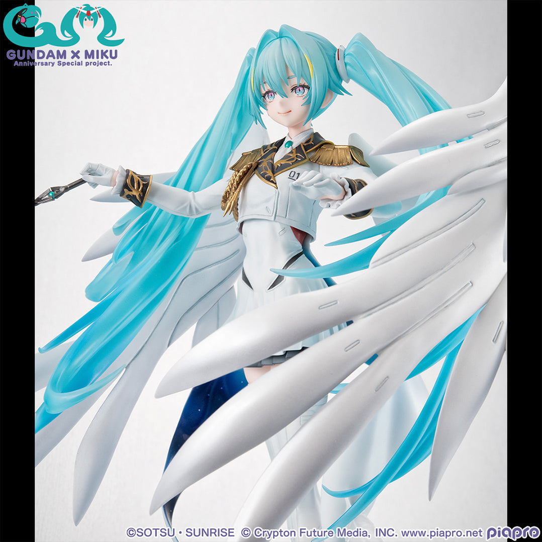 MegaHouse Lucrea Mobile Suit Gundam 45th Anniversary X Hatsune Miku Hatsune Miku X Wing Gundam Zero EW | 4535123846656