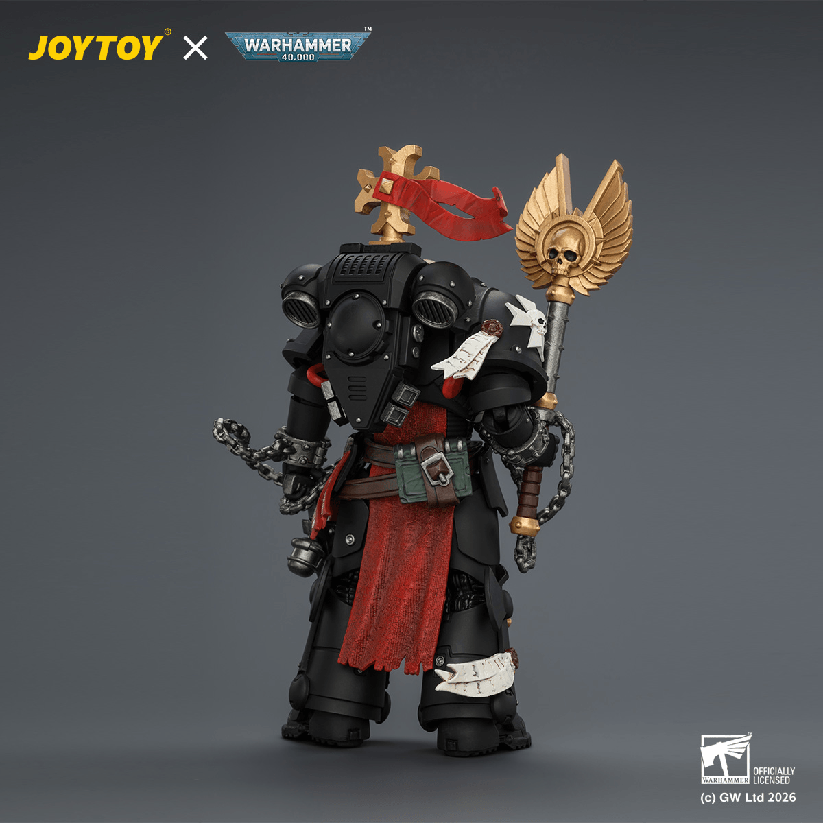 Black Templars Execrator 1 with Crozius Arcanum and Master-Crafted Power Weapon