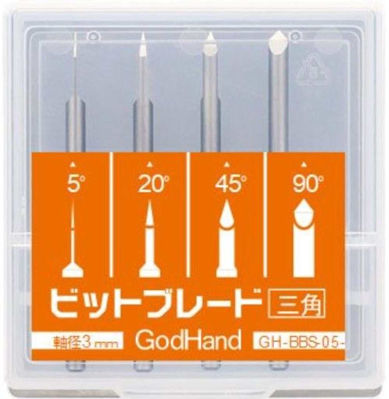 GodHand GodHand - Bit Blade V-shapedEdge 4 pcs set | 4562349874965