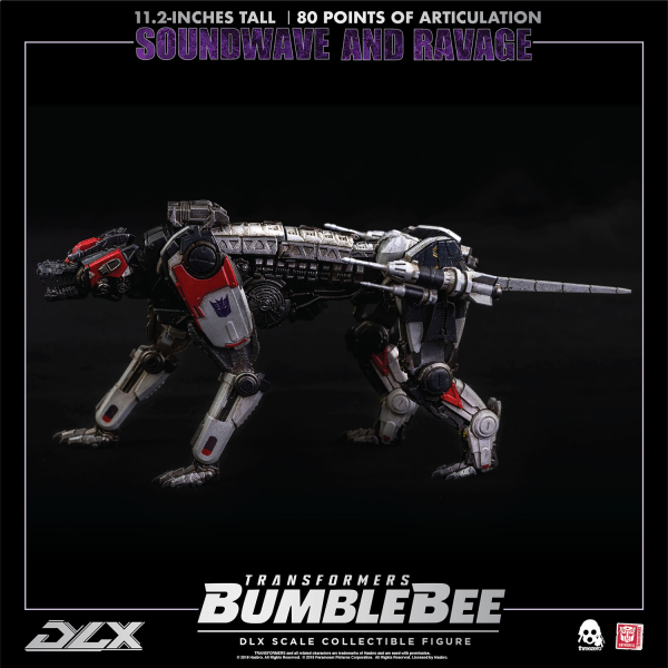 Three Zero Transformers: Bumblebee - DLX Soundwave and Ravage | 4897056202627