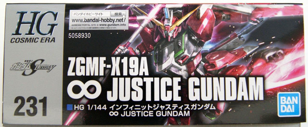 HGCE 1/144 INFINITE JUSTICE GUNDAM #231 | 4573102589309