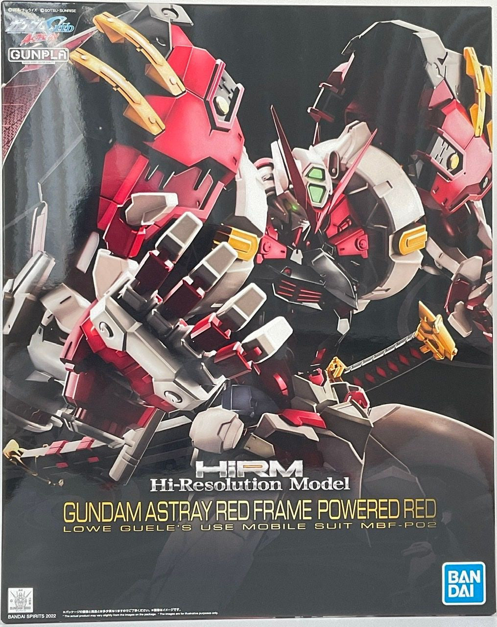 Bandai 1/100 High-Resolution Model Gundam Astray Red Frame Powered Red | 4573102620699